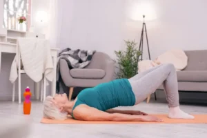 Women doing yoga