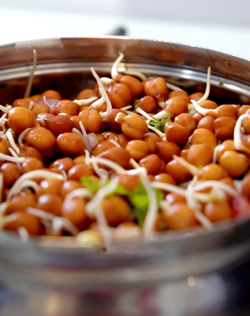 diet 2 sprouted black chickpeas